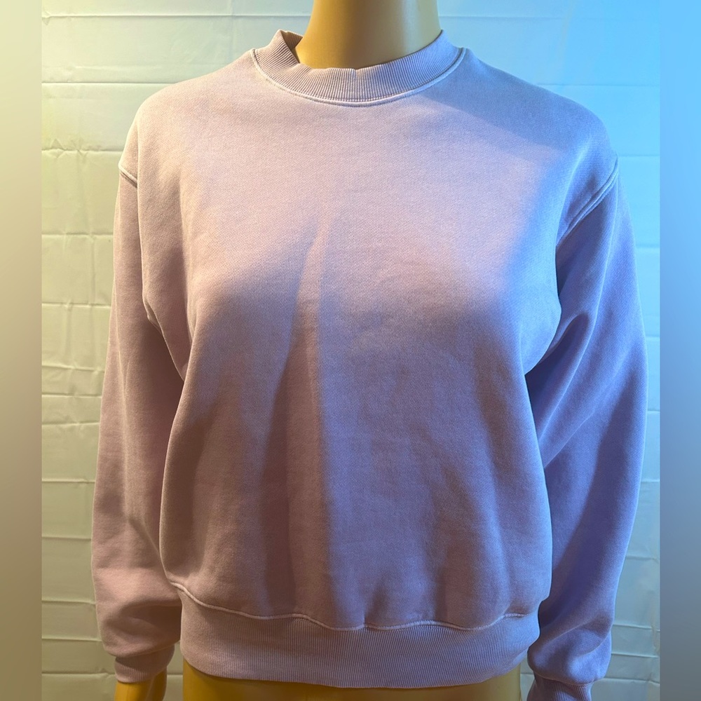 Aritzia TNA Sweatfleece Cozy Fleece Crewneck Sweatshirt Perfect Fit Women’s 2XS